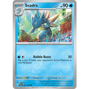 Seadra 31/182 Pokemon TCG Scarlet & Violet Paradox Rift