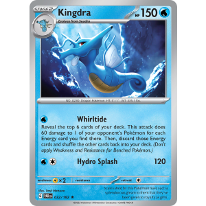 Kingdra 32/182 Pokemon TCG Scarlet & Violet Paradox Rift