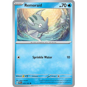 Remoraid 33/182 Pokemon TCG Scarlet & Violet Paradox Rift