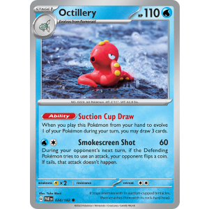 Octillery 34/182 Pokemon TCG Scarlet & Violet Paradox Rift