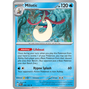 Milotic 36/182 Pokemon TCG Scarlet & Violet Paradox Rift