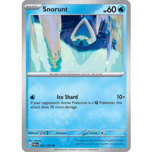 Snorunt 37/182 Pokemon TCG Scarlet & Violet Paradox Rift