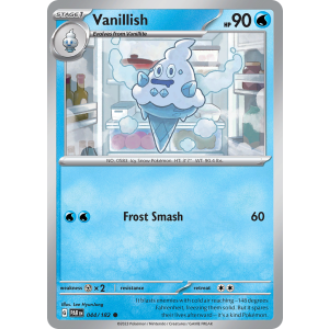 Vanillish 44/182 Pokemon TCG Scarlet & Violet Paradox Rift