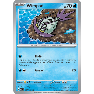 Wimpod 47/182 Pokemon TCG Scarlet & Violet Paradox Rift