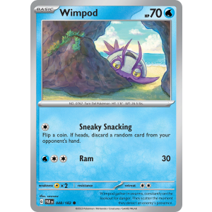 Wimpod 48/182 Pokemon TCG Scarlet & Violet Paradox Rift