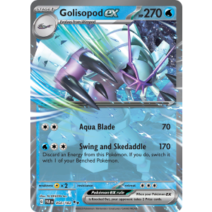 Double Rare Golisopod ex 50/182 Pokemon TCG Scarlet & Violet Paradox Rift