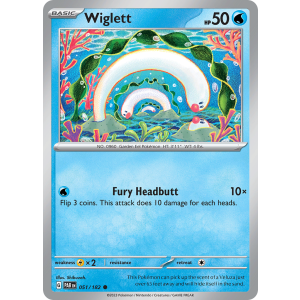 Wiglett 51/182 Pokemon TCG Scarlet & Violet Paradox Rift