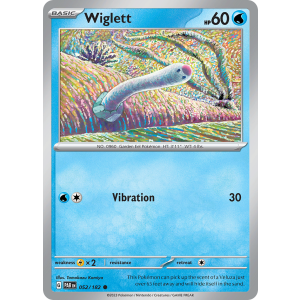 Wiglett 52/182 Pokemon TCG Scarlet & Violet Paradox Rift