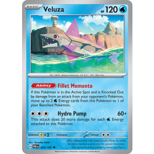 Veluza 54/182 Pokemon TCG Scarlet & Violet Paradox Rift