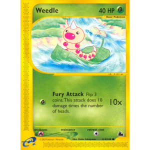 Weedle 114/144 Pokemon TCG E-Card Skyridge