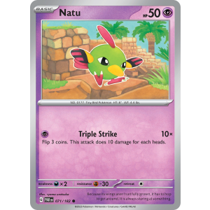 Natu 71/182 Pokemon TCG Scarlet & Violet Paradox Rift