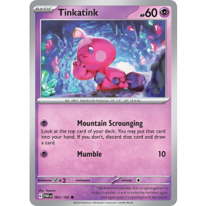 Tinkatink 82/182 Pokemon TCG Scarlet & Violet Paradox Rift