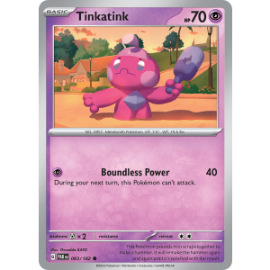 Tinkatink 83/182 Pokemon TCG Scarlet & Violet Paradox Rift