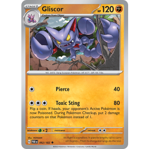 Gliscor 92/182 Pokemon TCG Scarlet & Violet Paradox Rift