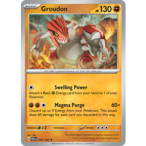 Groudon 93/182 Pokemon TCG Scarlet & Violet Paradox Rift