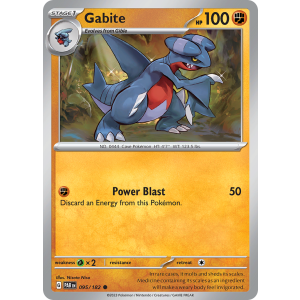 Gabite 95/182 Pokemon TCG Scarlet & Violet Paradox Rift