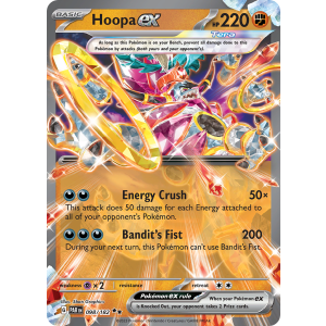 Double Rare Hoopa ex 98/182 Pokemon TCG Scarlet & Violet Paradox Rift