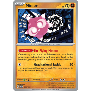 Minior 99/182 Pokemon TCG Scarlet & Violet Paradox Rift