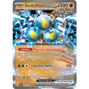 Double Rare Sandy Shocks ex 108/182 Pokemon TCG Scarlet & Violet Paradox Rift