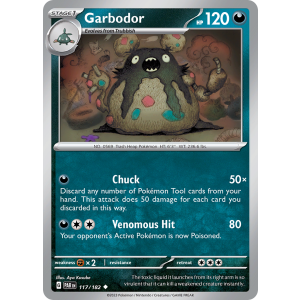 Garbodor 117/182 Pokemon TCG Scarlet & Violet Paradox Rift