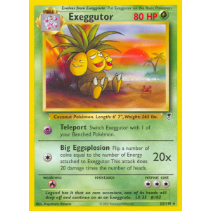 Exeggutor 23/110 Pokemon TCG Other Legendary Collection