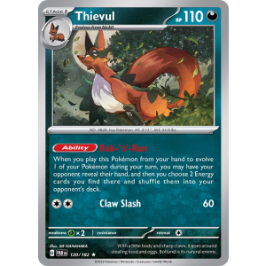 Thievul 120/182 Pokemon TCG Scarlet & Violet Paradox Rift