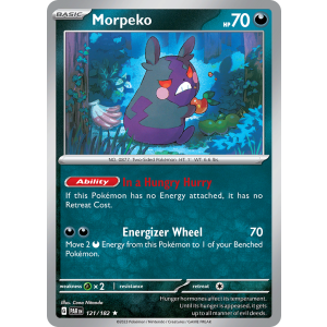 Morpeko 121/182 Pokemon TCG Scarlet & Violet Paradox Rift