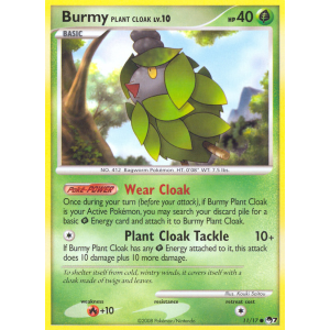 Burmy Plant Cloak 11/17 Pokemon TCG POP POP Series 7