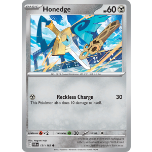 Honedge 131/182 Pokemon TCG Scarlet & Violet Paradox Rift