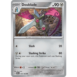 Doublade 132/182 Pokemon TCG Scarlet & Violet Paradox Rift