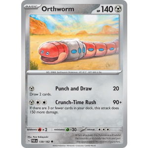 Orthworm 138/182 Pokemon TCG Scarlet & Violet Paradox Rift