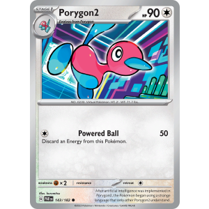 Porygon2 143/182 Pokemon TCG Scarlet & Violet Paradox Rift