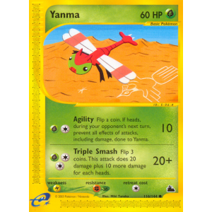 Yanma 116/144 Pokemon TCG E-Card Skyridge