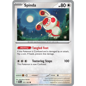 Spinda 151/182 Pokemon TCG Scarlet & Violet Paradox Rift