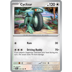 Cyclizar 157/182 Pokemon TCG Scarlet & Violet Paradox Rift