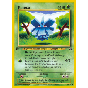 Pineco 61/75 Pokemon TCG Neo Neo Discovery