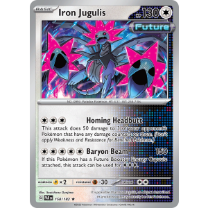 Iron Jugulis 158/182 Pokemon TCG Scarlet & Violet Paradox Rift