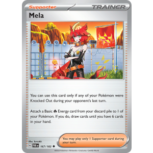 Mela 167/182 Pokemon TCG Scarlet & Violet Paradox Rift