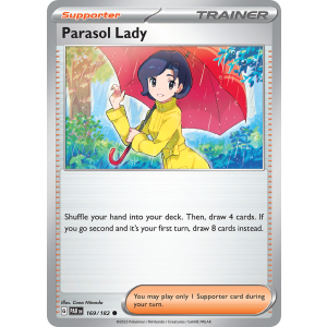 Parasol Lady 169/182 Pokemon TCG Scarlet & Violet Paradox Rift