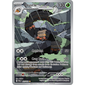 Illustration Rare Crustle 183/182 Pokemon TCG Scarlet & Violet Paradox Rift