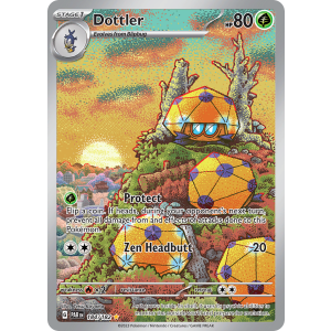 Illustration Rare Dottler 184/182 Pokemon TCG Scarlet & Violet Paradox Rift