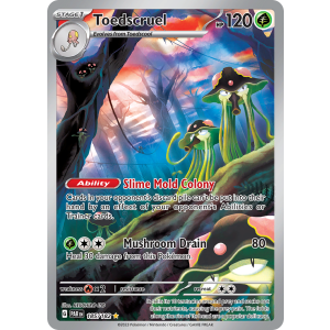 Illustration Rare Toedscruel 185/182 Pokemon TCG Scarlet & Violet Paradox Rift