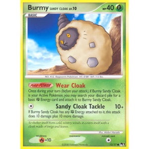 Burmy Sandy Cloak 12/17 Pokemon TCG POP POP Series 7