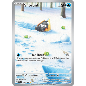 Illustration Rare Snorunt 188/182 Pokemon TCG Scarlet & Violet Paradox Rift