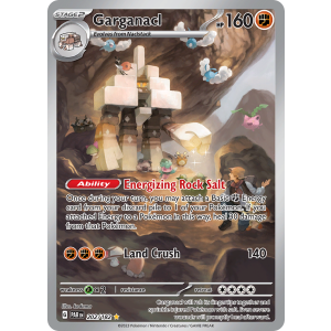 Illustration Rare Garganacl 202/182 Pokemon TCG Scarlet & Violet Paradox Rift