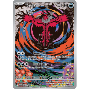 Illustration Rare Yveltal 205/182 Pokemon TCG Scarlet & Violet Paradox Rift