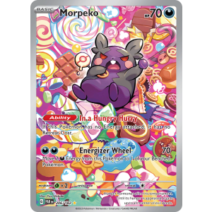 Illustration Rare Morpeko 206/182 Pokemon TCG Scarlet & Violet Paradox Rift