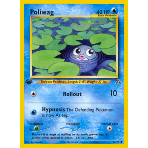 Poliwag 62/75 Pokemon TCG Neo Neo Discovery