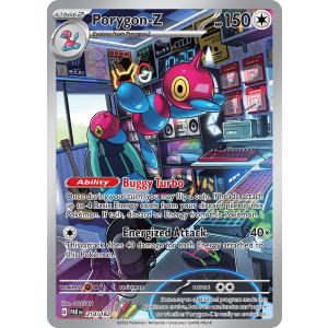 Illustration Rare Porygon-Z 214/182 Pokemon TCG Scarlet & Violet Paradox Rift