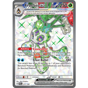 Ultra Rare Froslass ex 217/182 Pokemon TCG Scarlet & Violet Paradox Rift